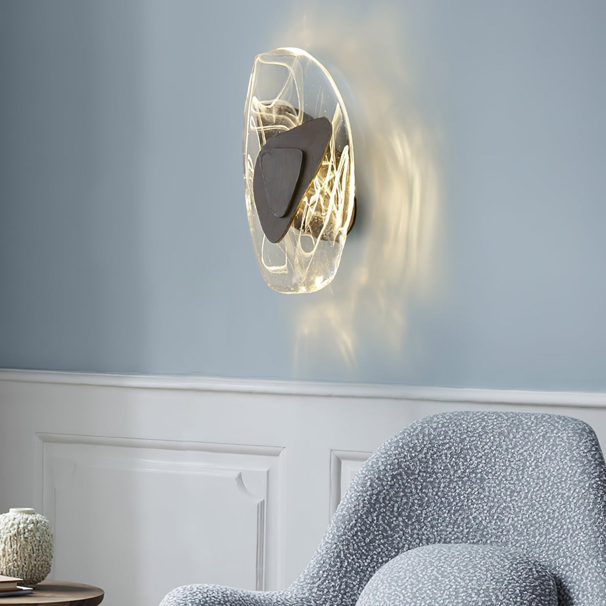Gana Premium Noordse kunst glas wandlamp