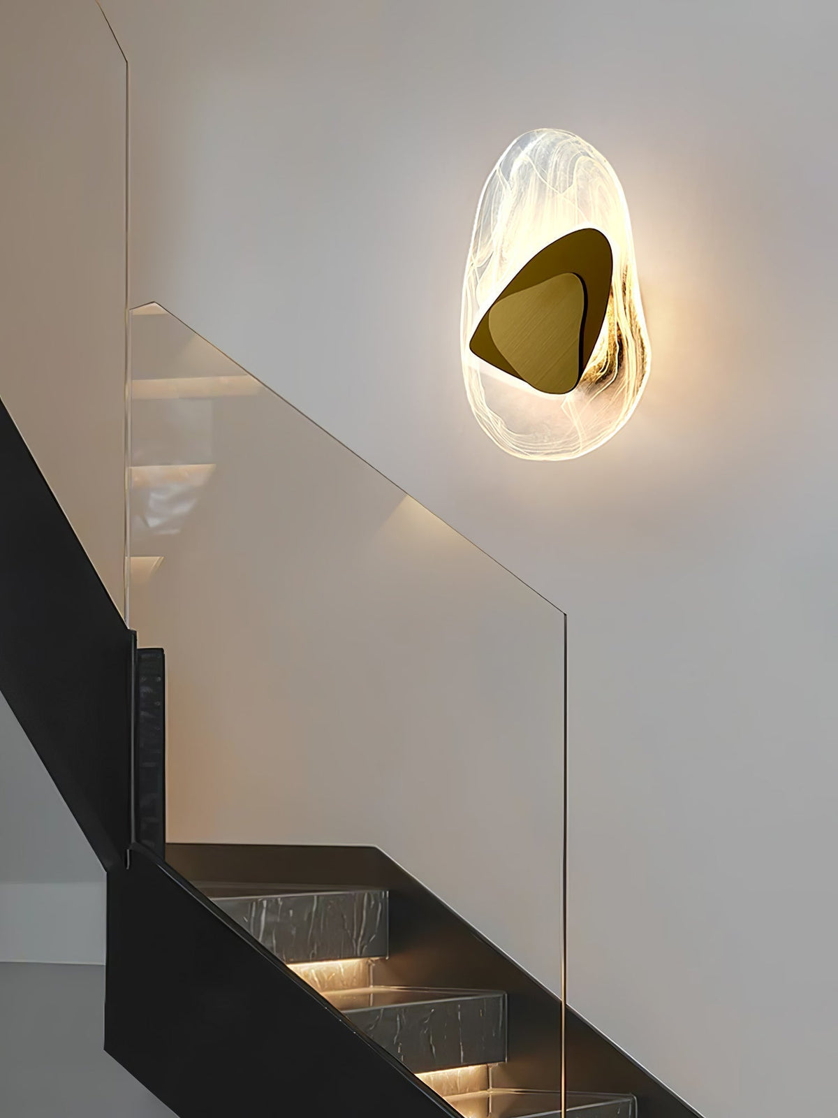 Gana Premium Noordse kunst glas wandlamp