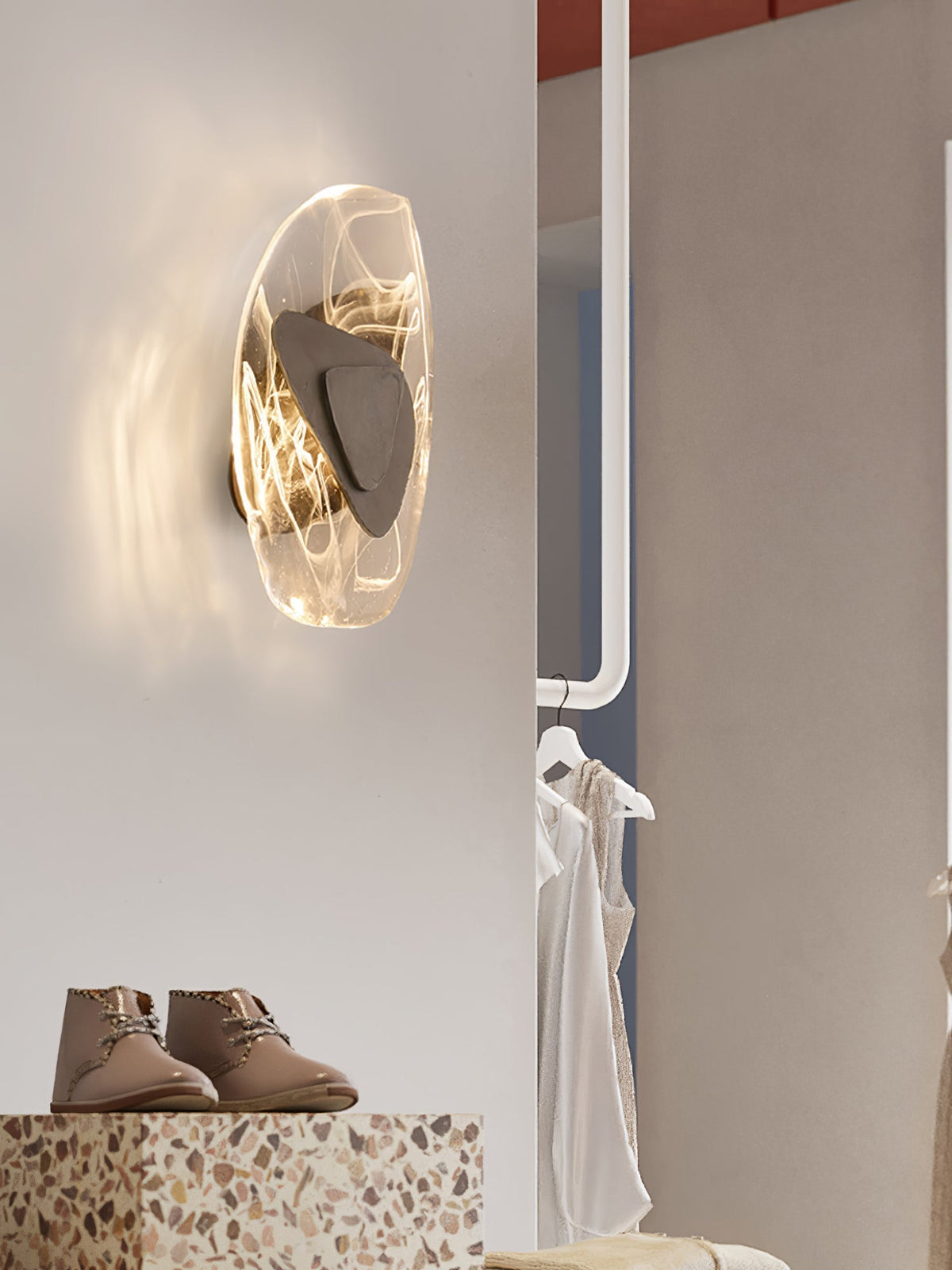 Gana Premium Noordse kunst glas wandlamp