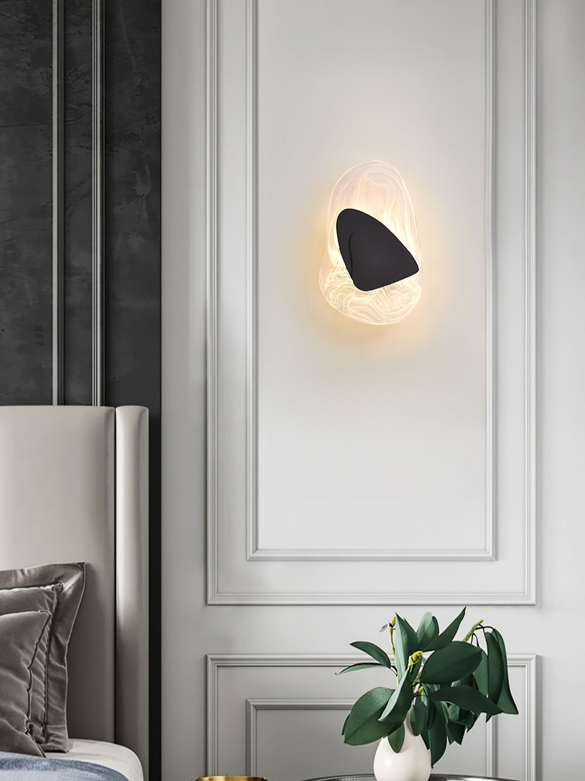 Gana Premium Noordse kunst glas wandlamp