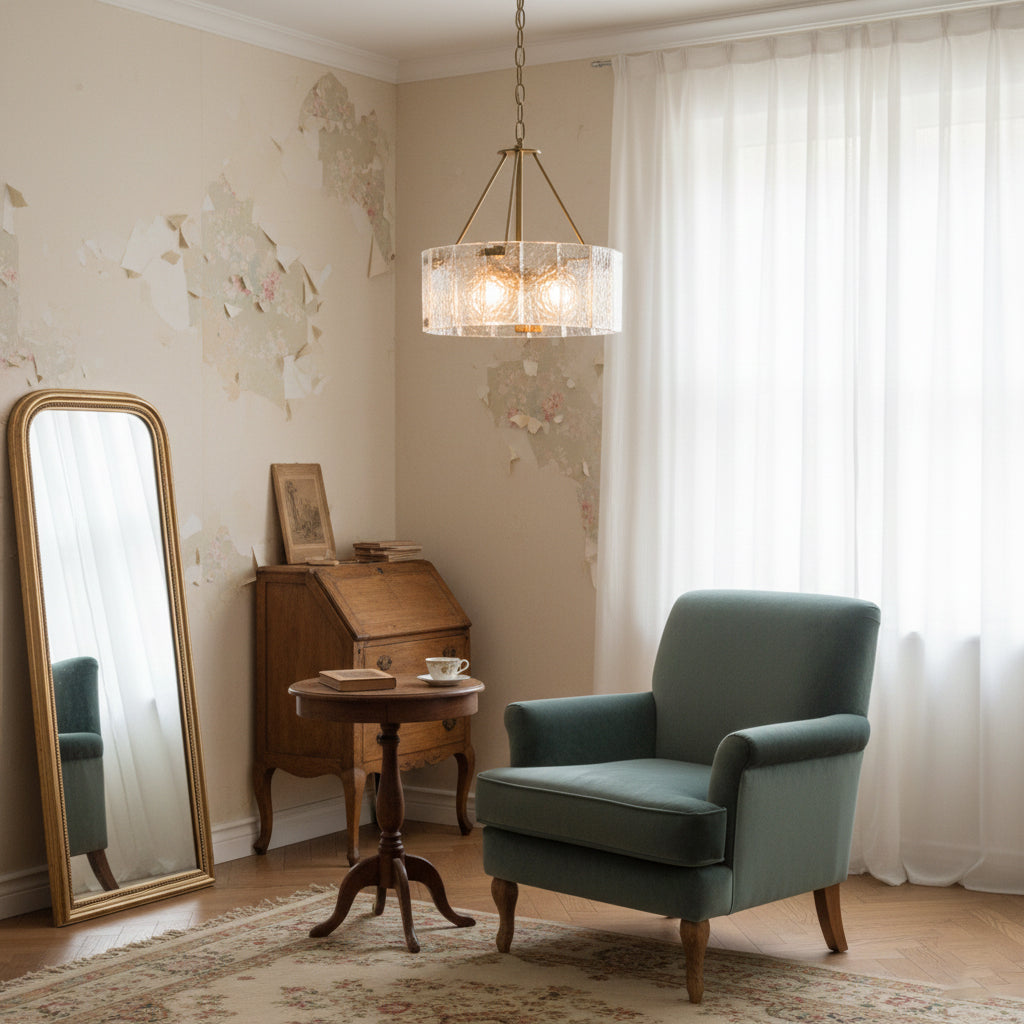 Virelix glasdrum kroonluchter