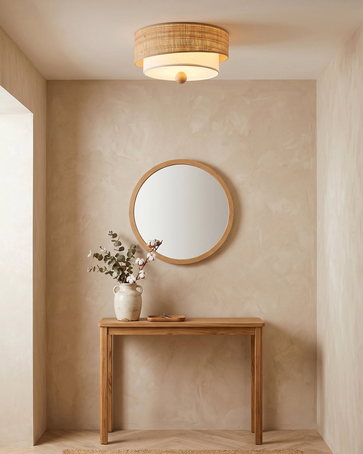 Elvyn vlakke plafondlamp
