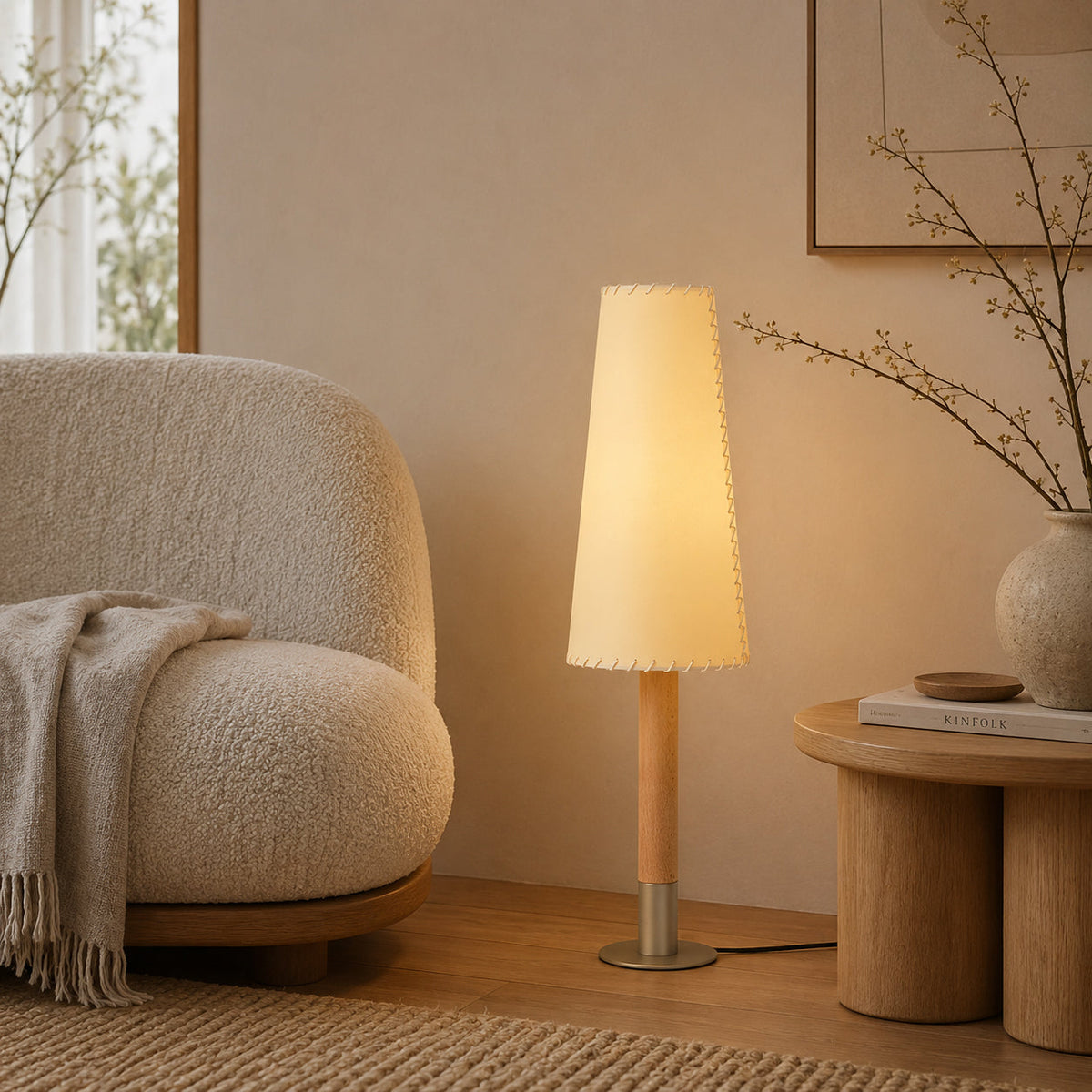 Mabelt vloerlamp