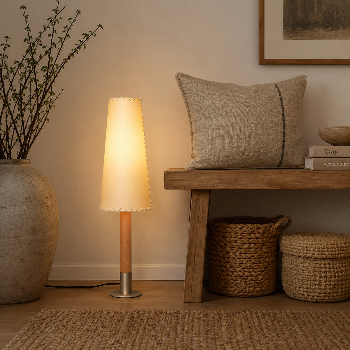 Mabelt vloerlamp