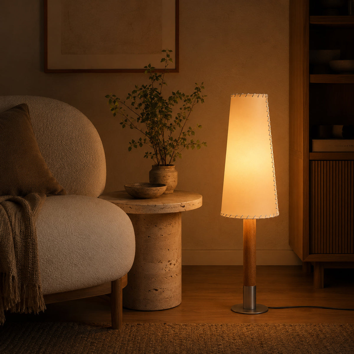 Mabelt vloerlamp