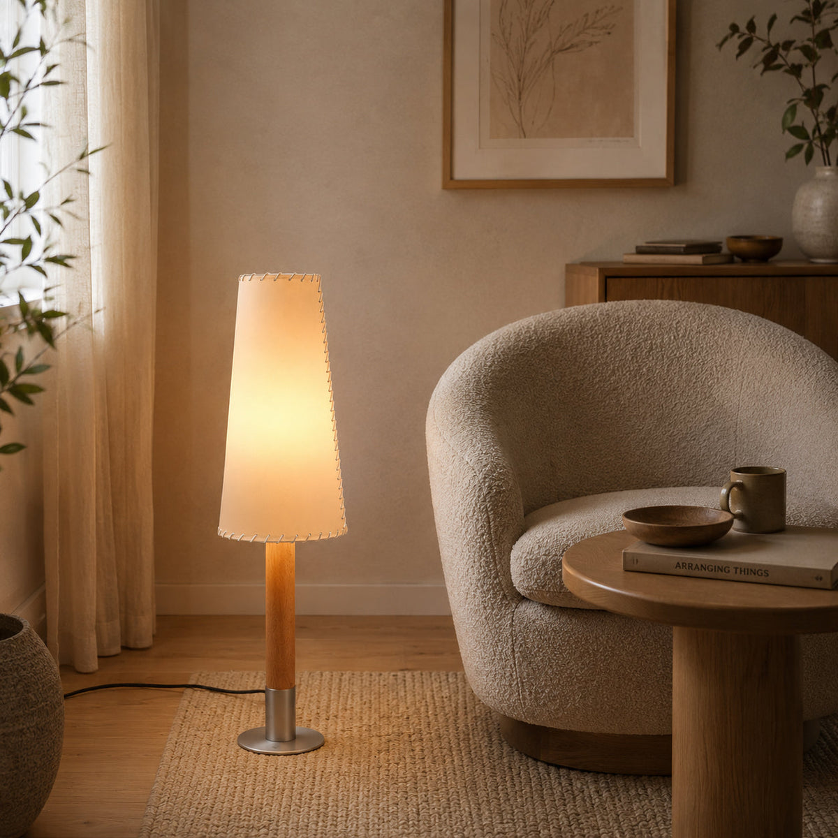 Mabelt vloerlamp