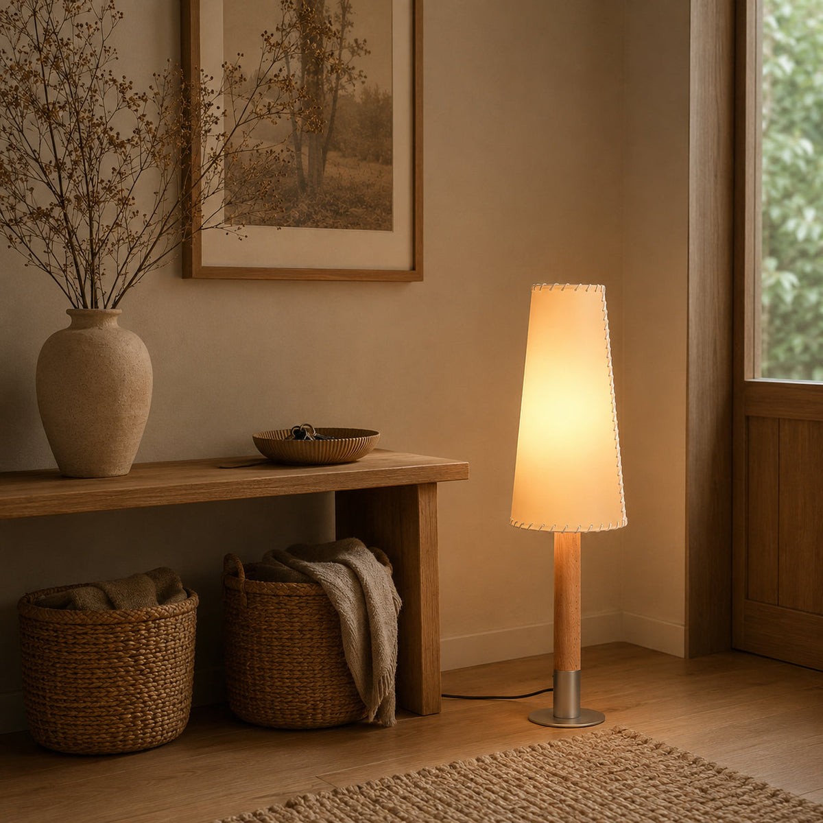 Mabelt vloerlamp