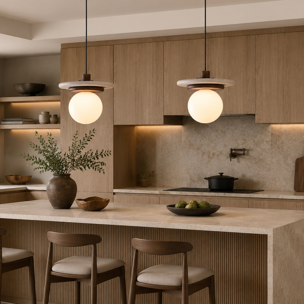 Farren travertin hanglamp