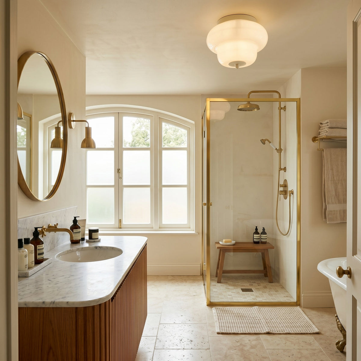 Pearl Vlakke plafondlamp