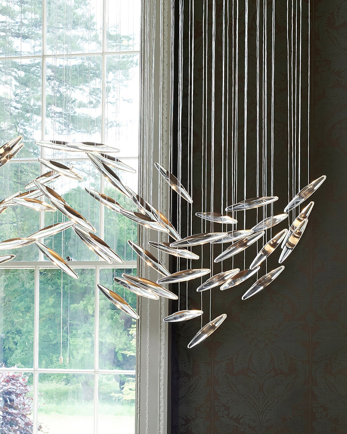 Hylor luxe Moonlight Whispers glas kroonluchter