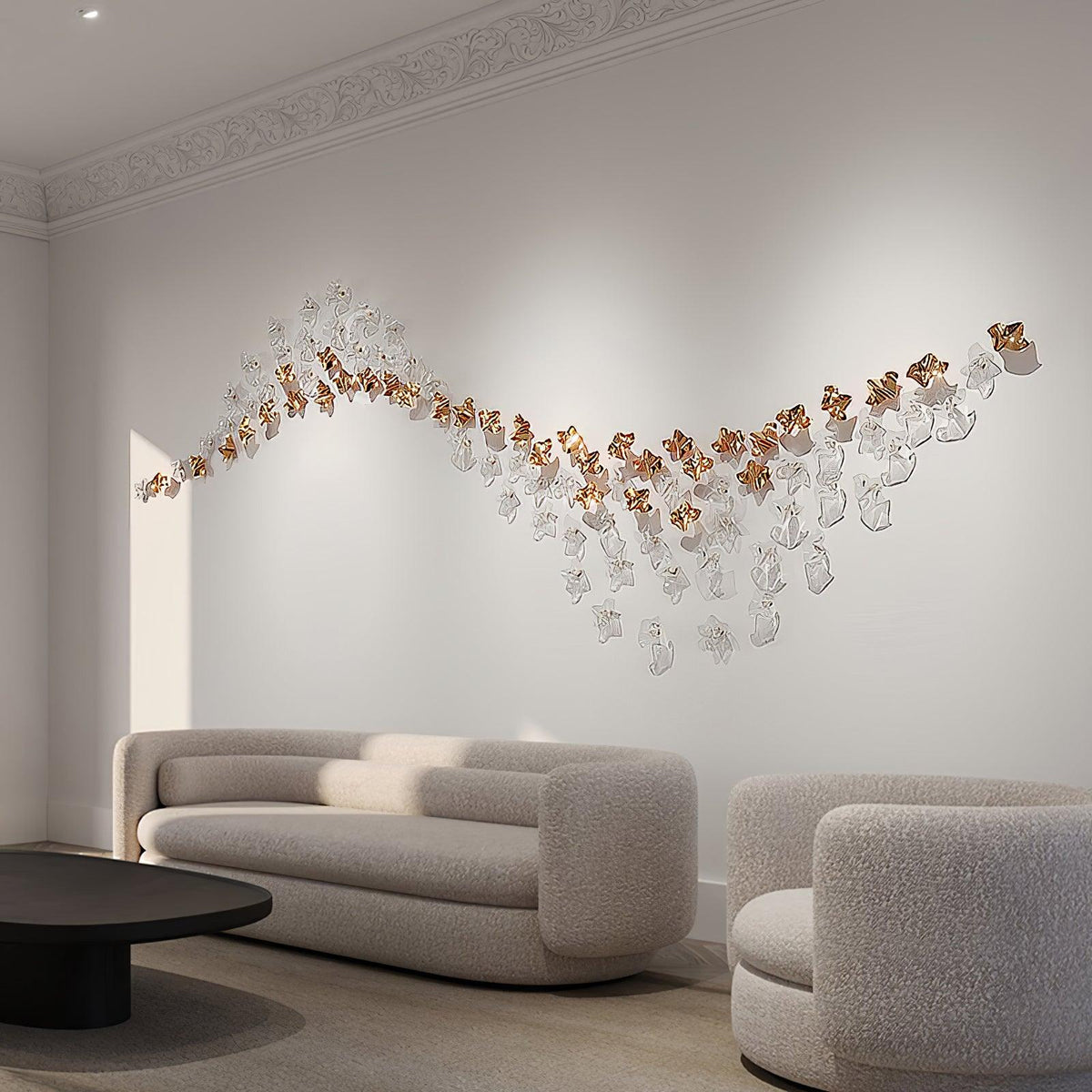 Velaise luxe Tidal Art glas hanglamp