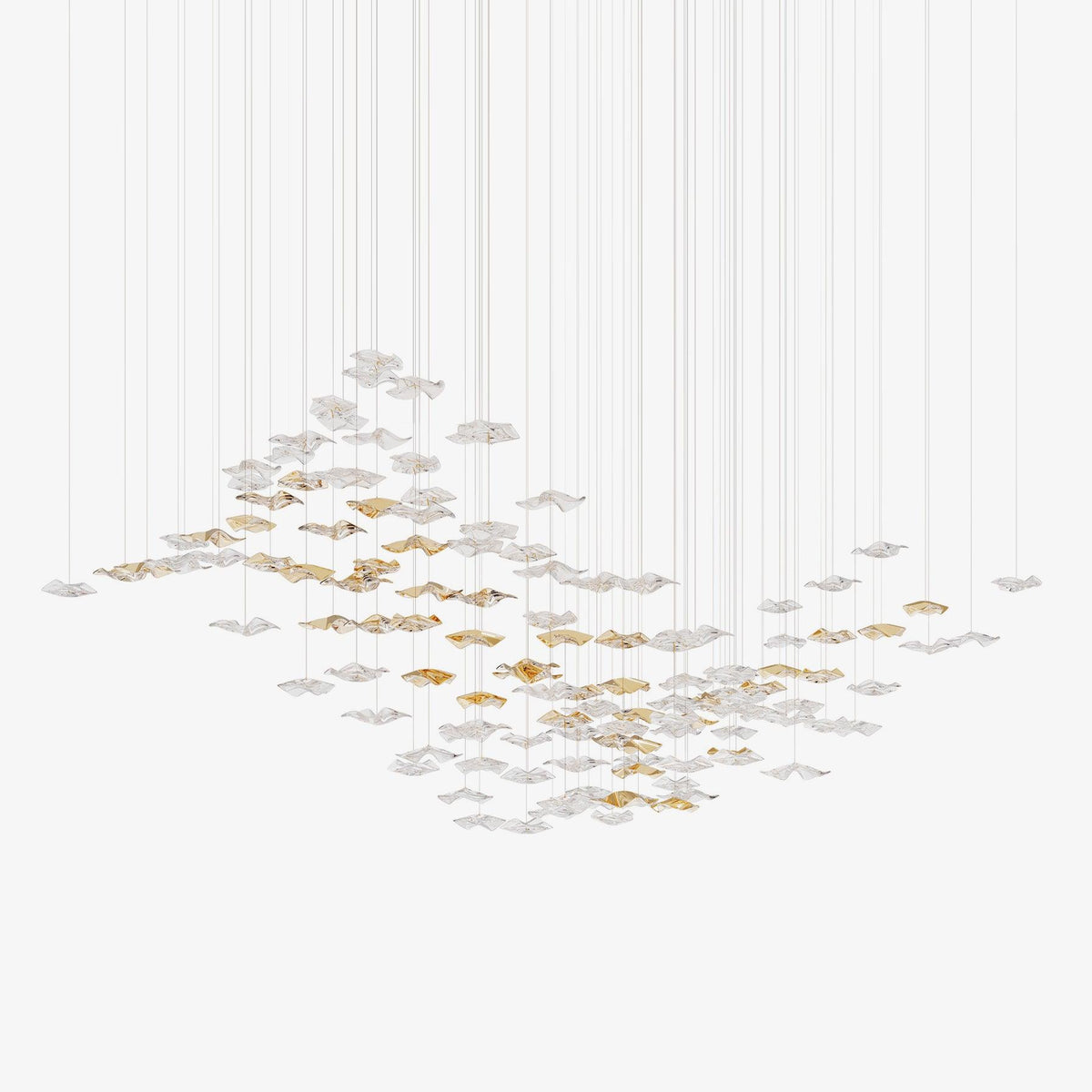 Velaise luxe Tidal Art glas hanglamp