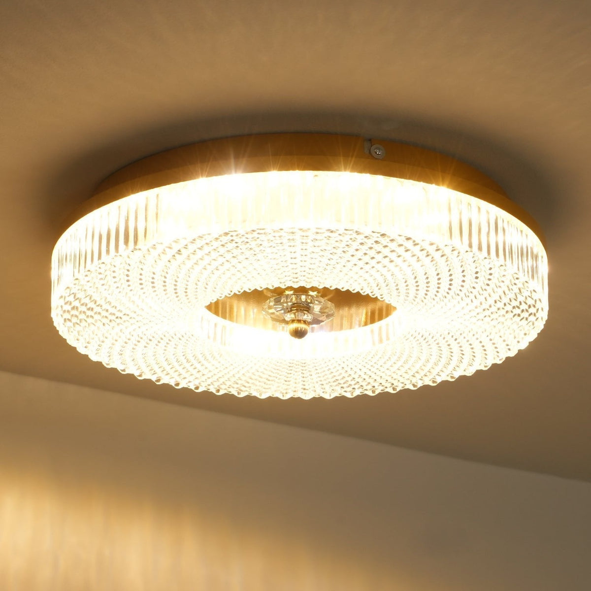 Nirenaine LED vlakke plafondlamp acryl