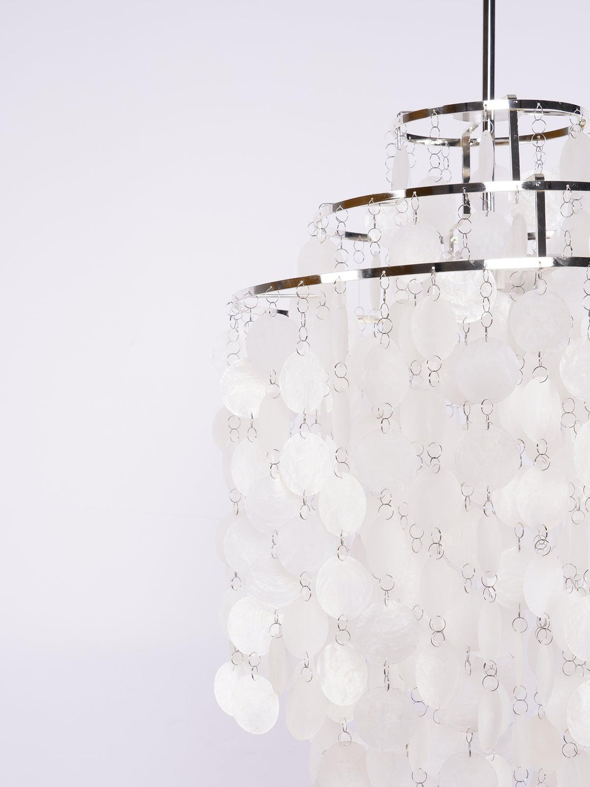 Rivena hanglamp Ronde Schelp Ring