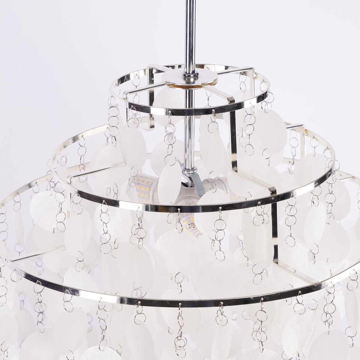 Rivena hanglamp Ronde Schelp Ring