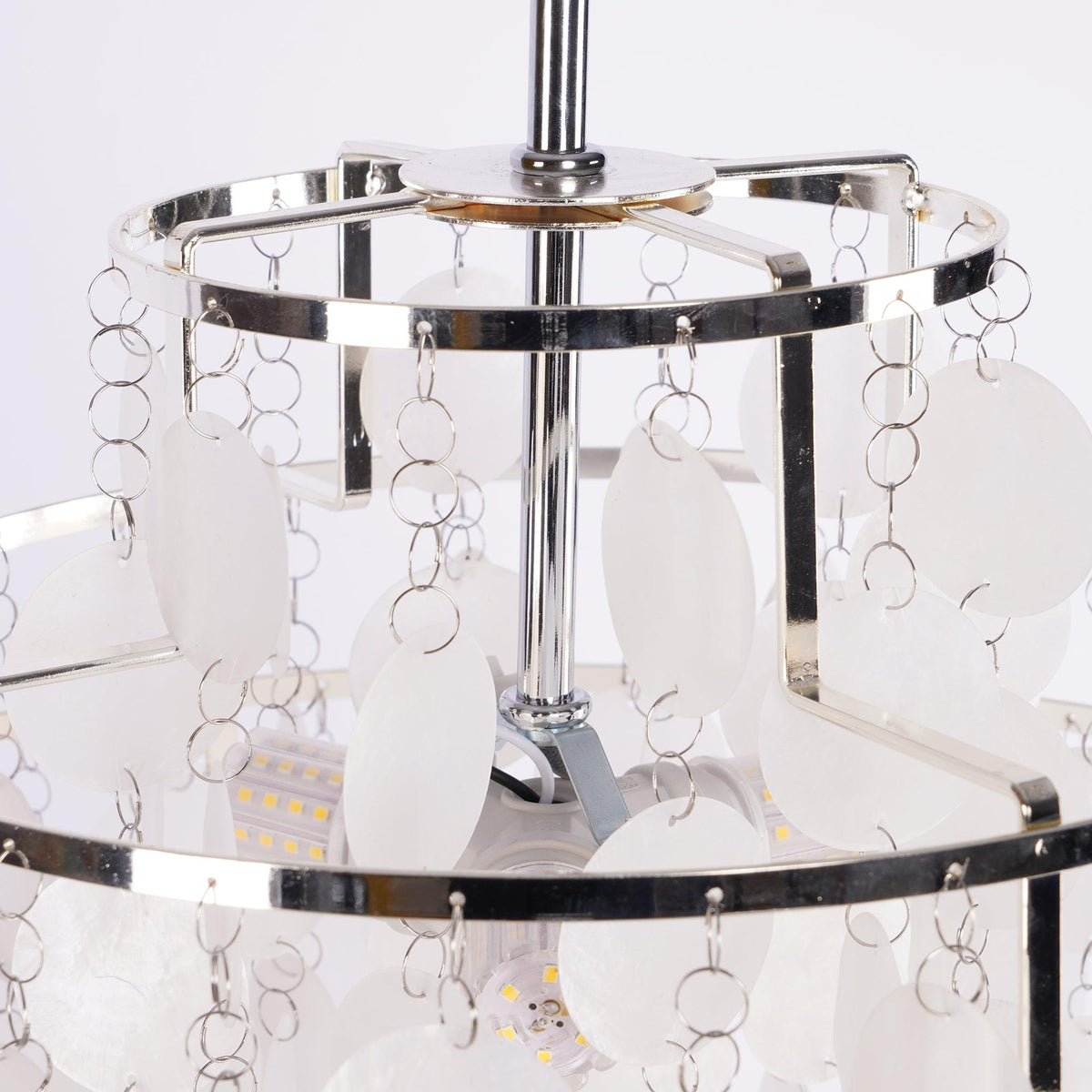 Rivena hanglamp Ronde Schelp Ring