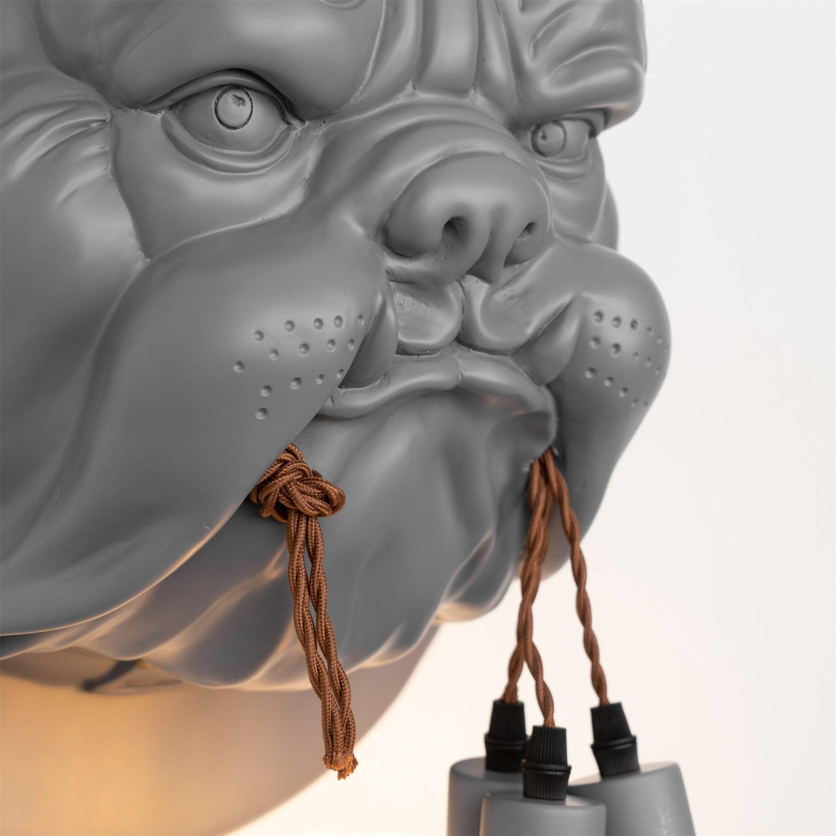 Umeri wandlamp Bulldog Sculpture Whimsical