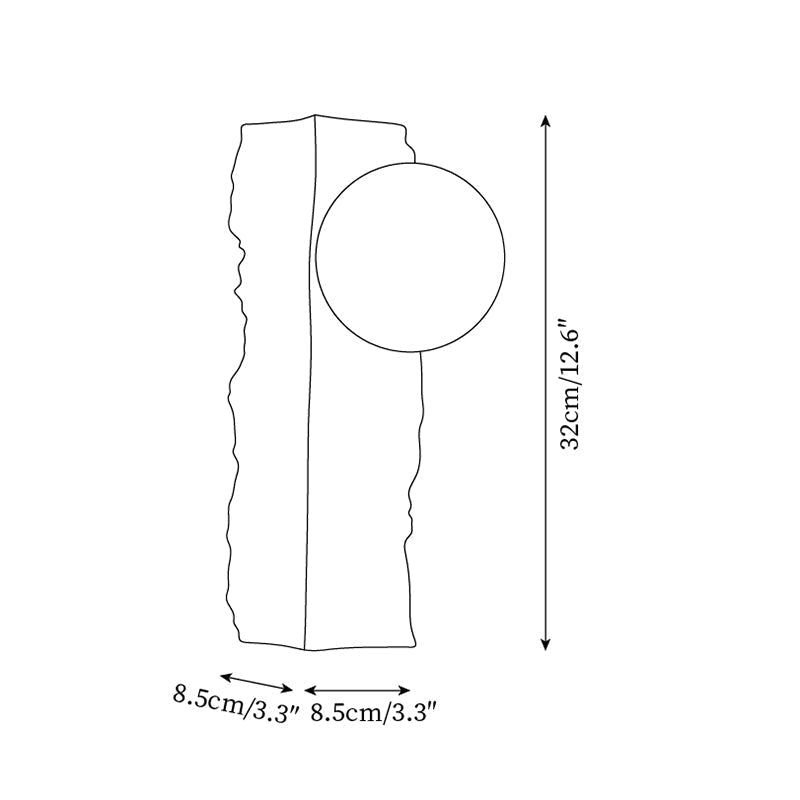 Obrio wandlamp