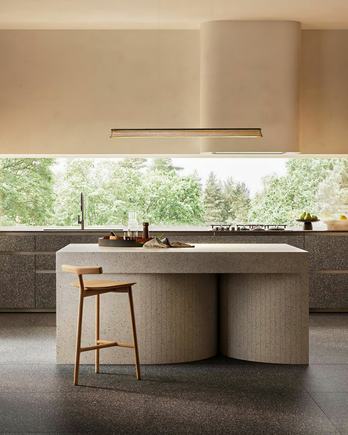 Aldeette hanglamp Houten Balk Minimalistisch