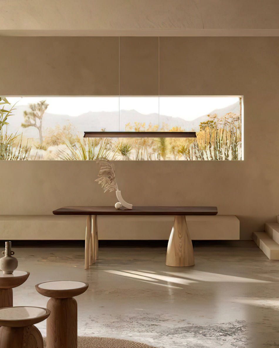 Aldeette hanglamp Houten Balk Minimalistisch