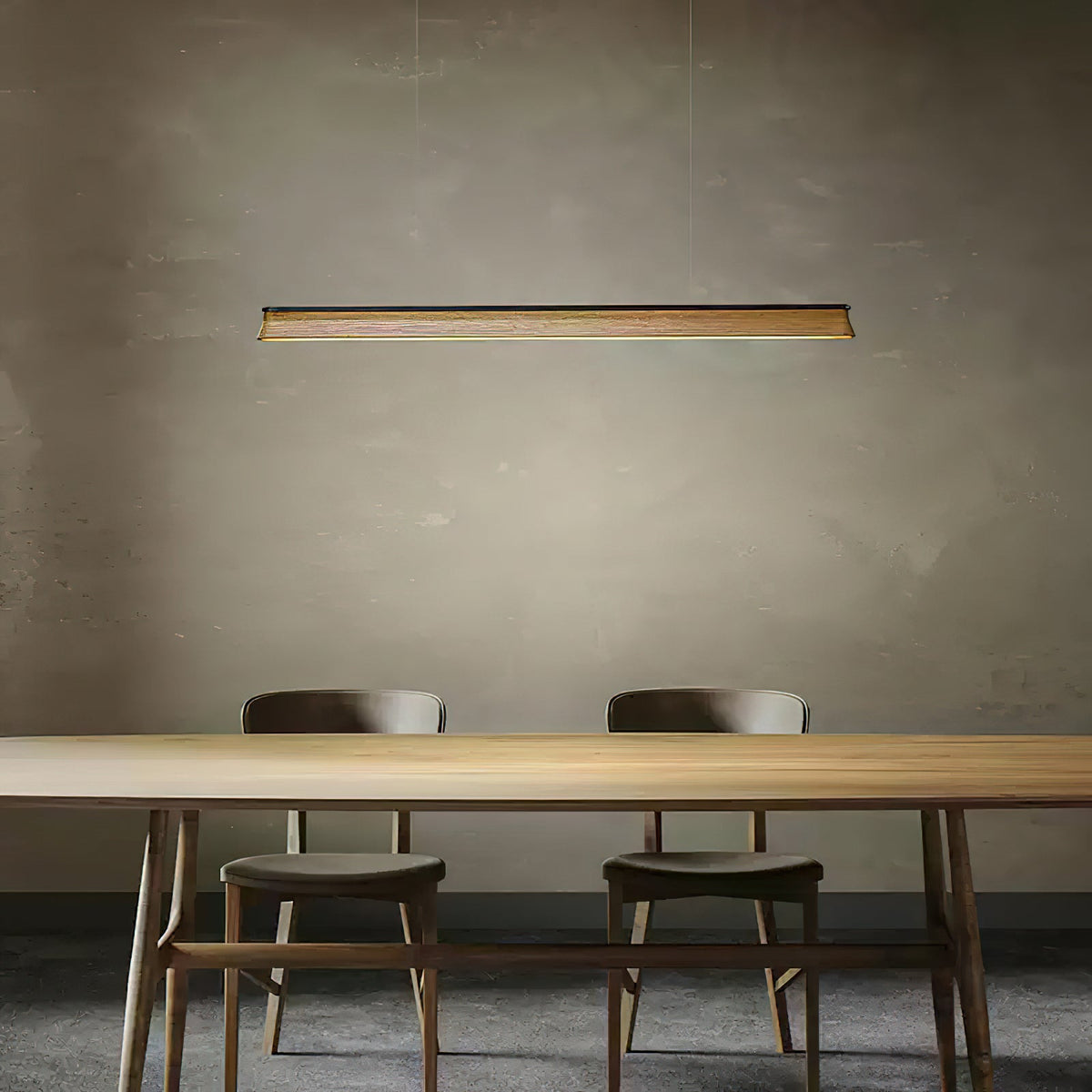 Aldeette hanglamp Houten Balk Minimalistisch