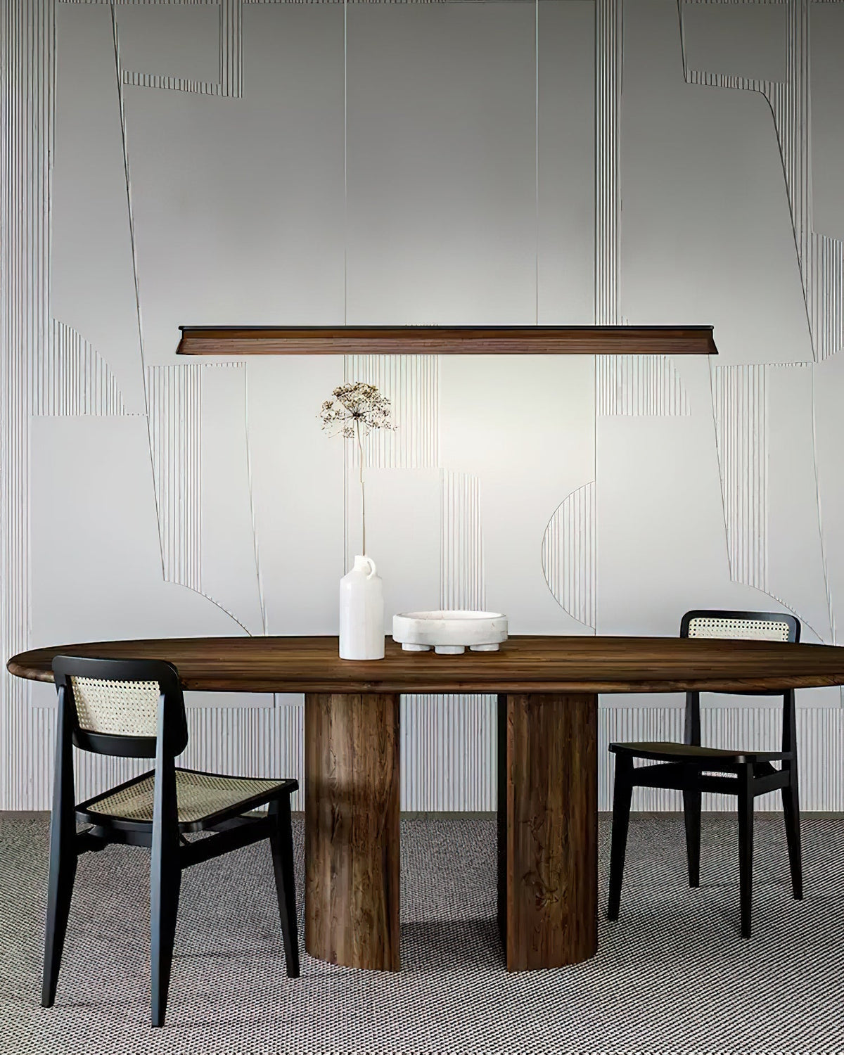 Aldeette hanglamp Houten Balk Minimalistisch