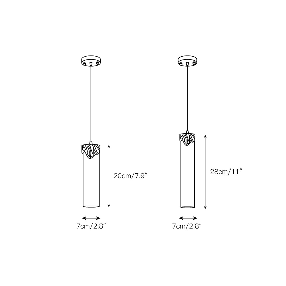 Albinenne hanglamp van albast