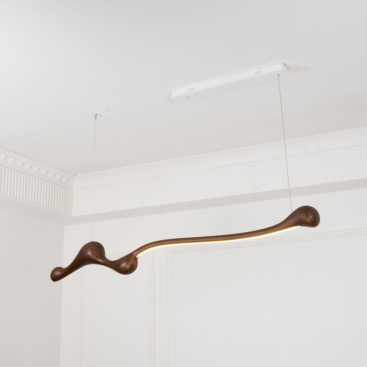Alenor Hout Retro hanglamp