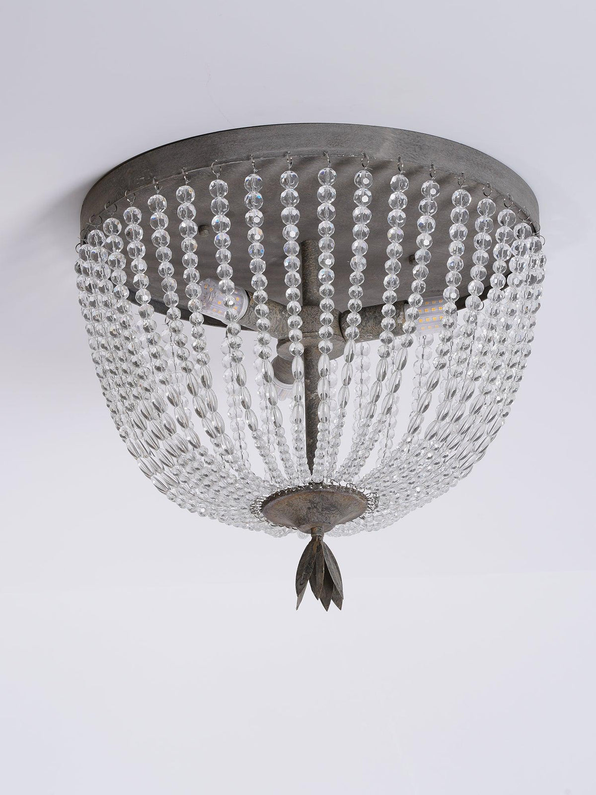 Farlan plafondlamp met kristallen kralen en luxe afwerking