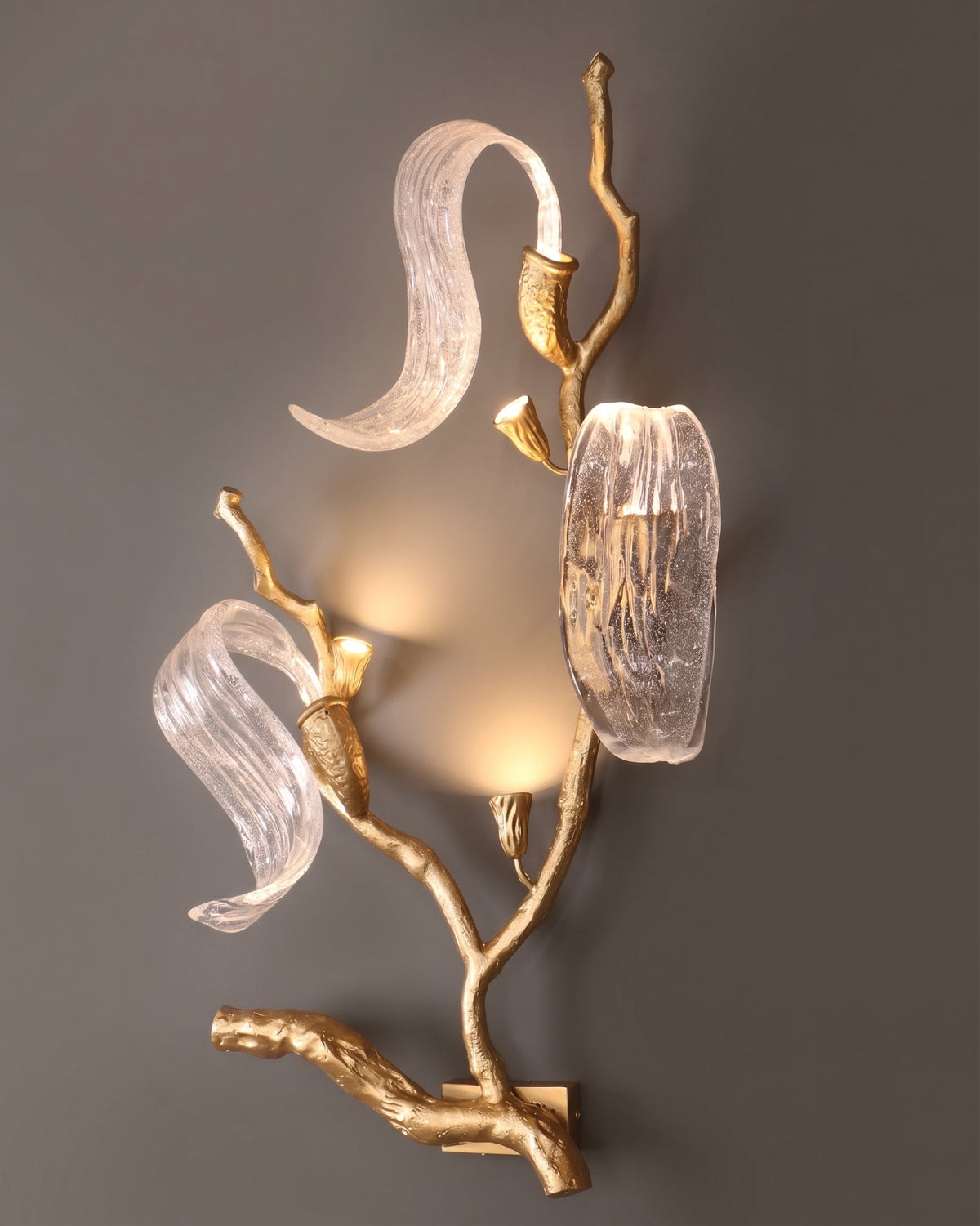 Jorrenstone tak glazen lint wandlamp