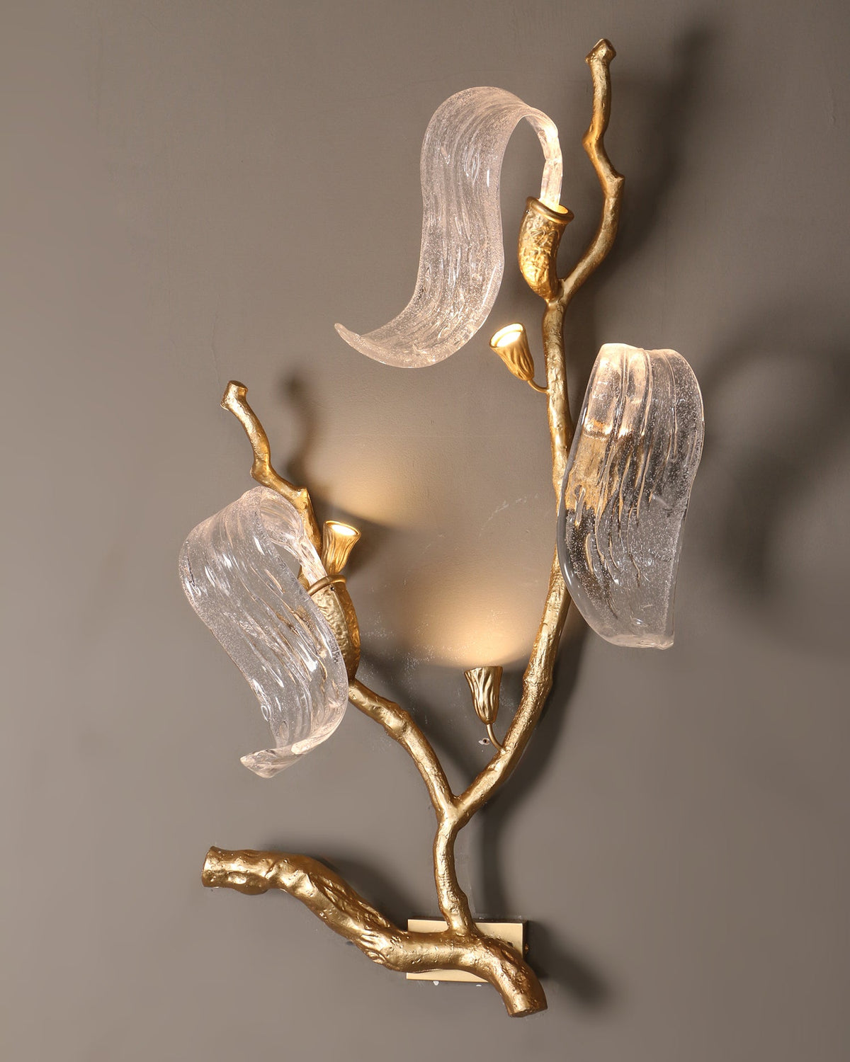 Jorrenstone tak glazen lint wandlamp