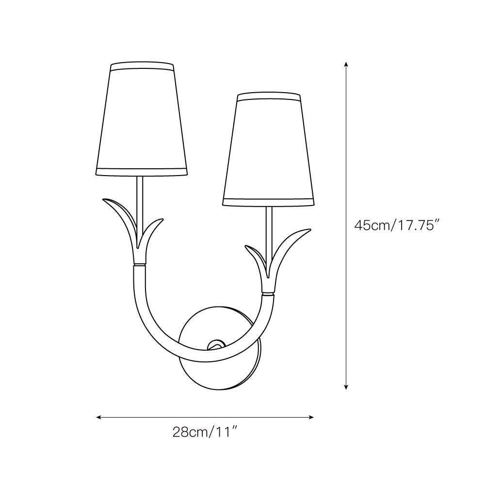 Velielia wandlamp