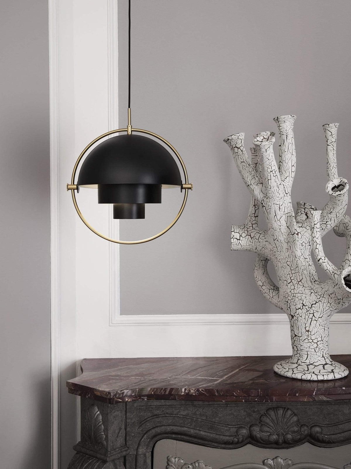 Miruaine hanglamp Deformed Ball Goud