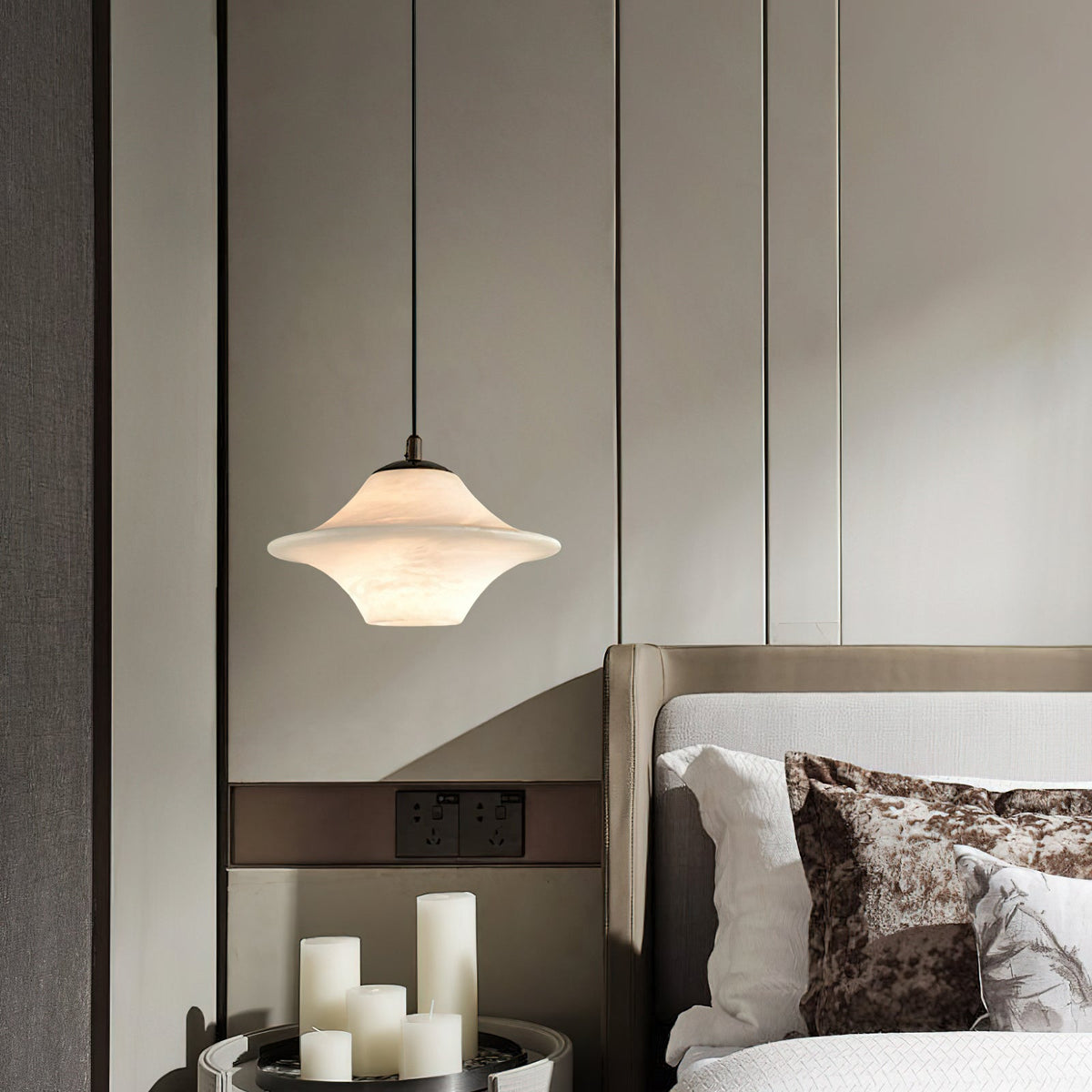 Alabrielle albasten hanglamp