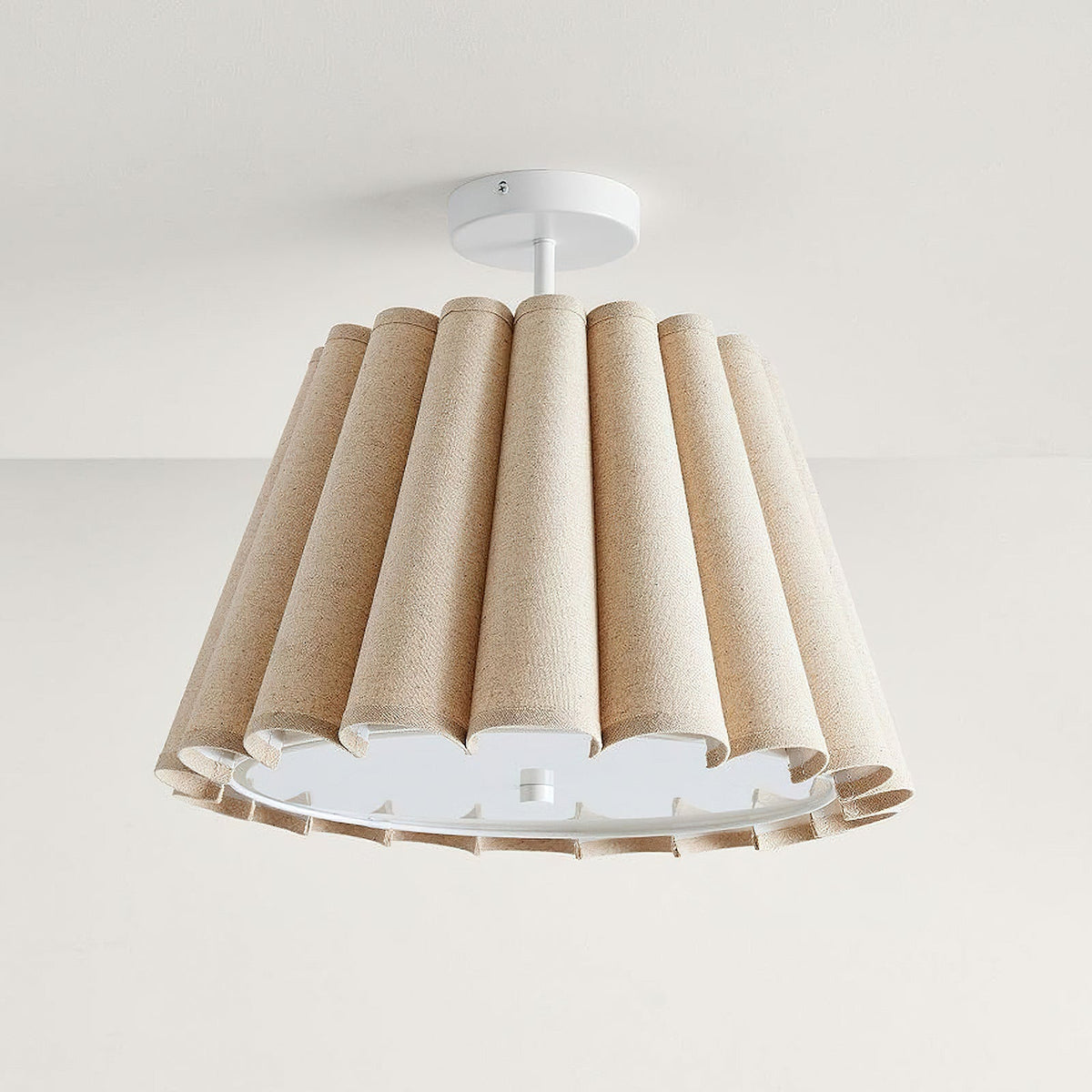 Cirerise Scalloped Vlakke plafondlamp