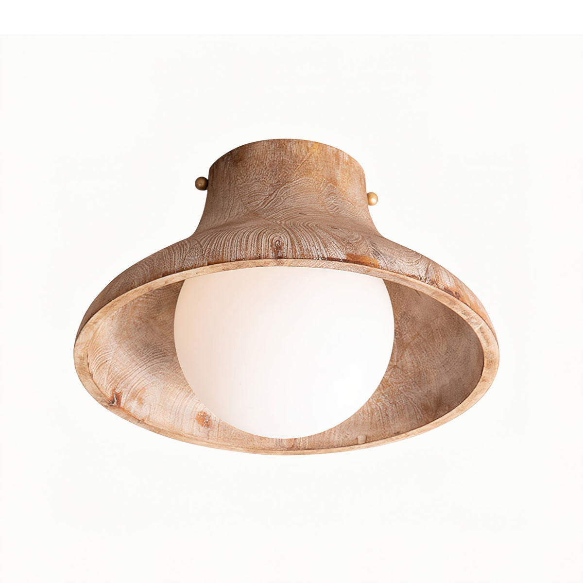 THE SYLAS Vlakke plafondlamp met gefloren ontwerp