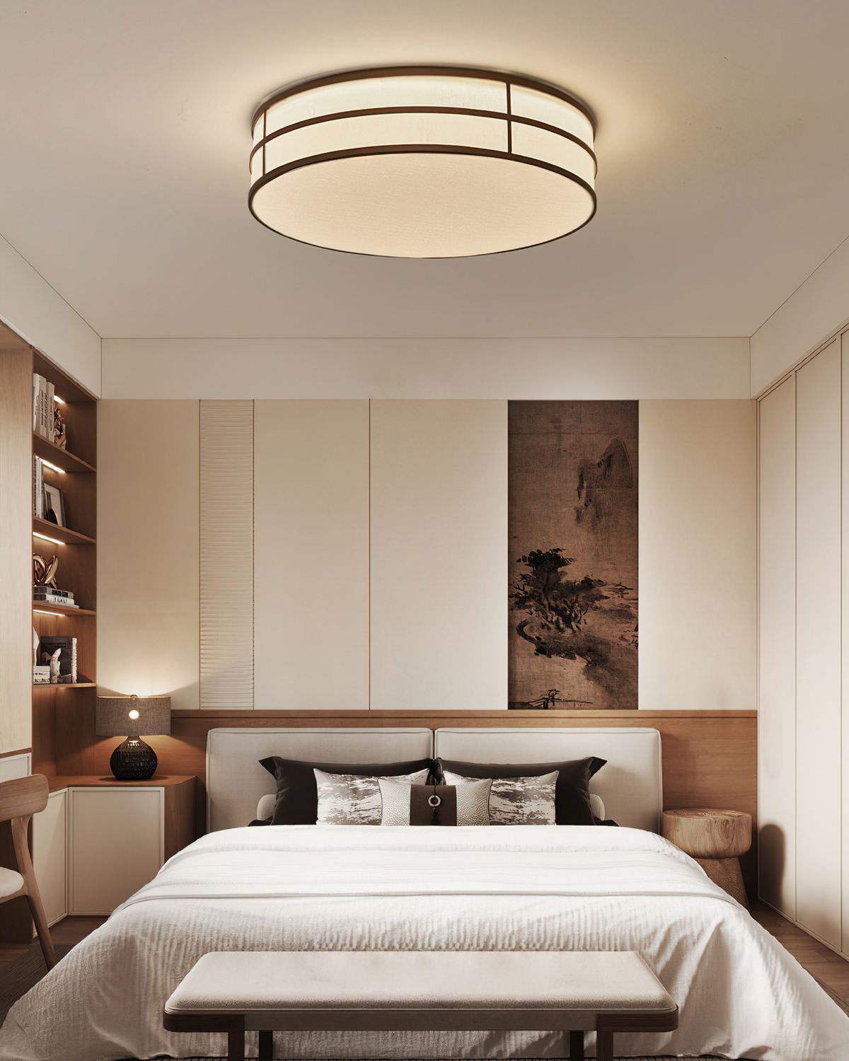 Elairena LED vlakke plafondlamp