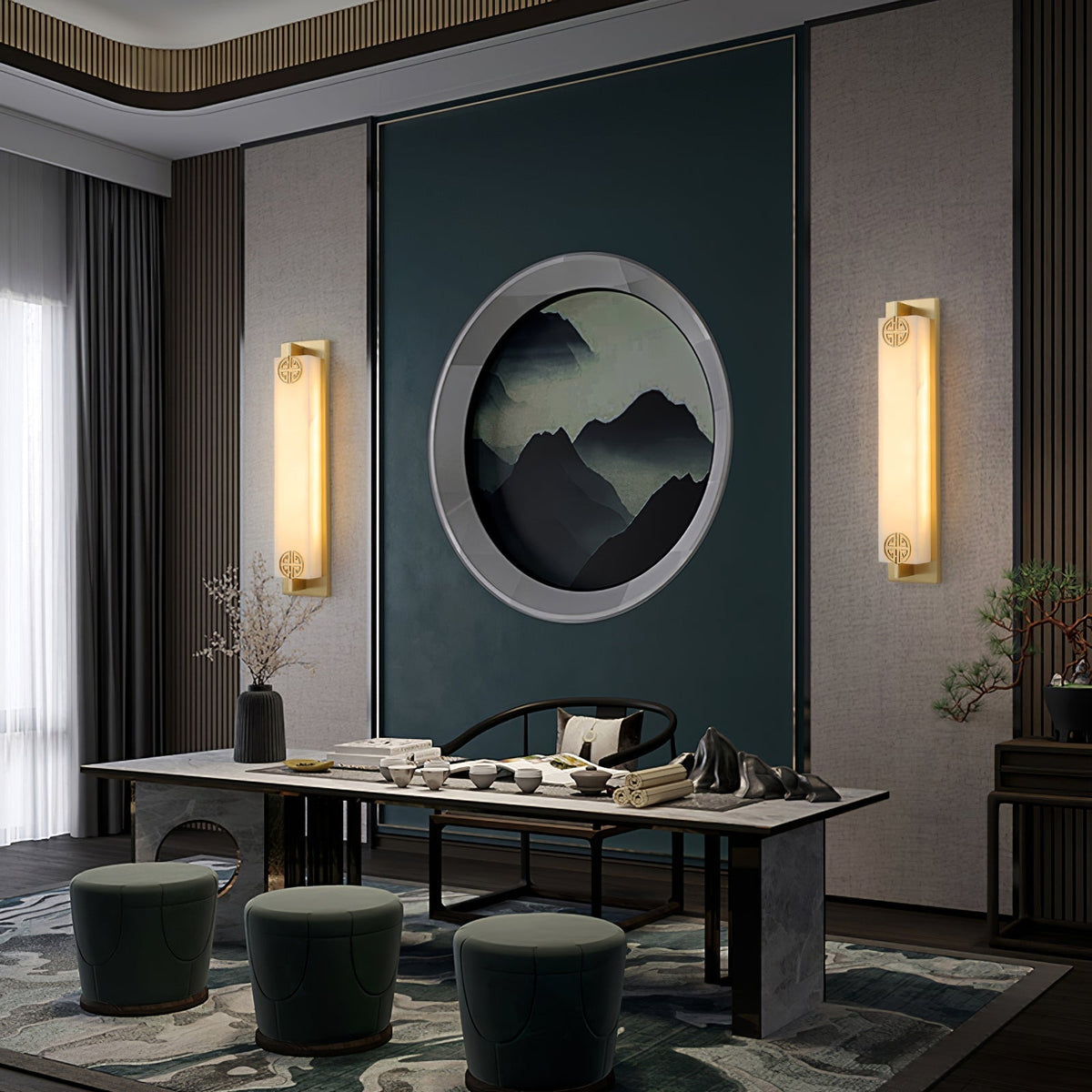 Kelen albasten wandlamp 4 Style