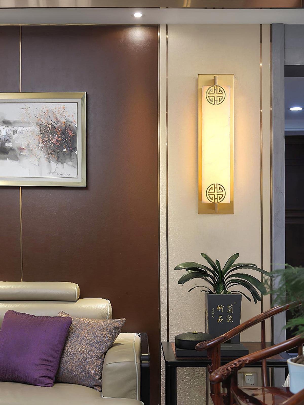 Kelen albasten wandlamp 4 Style