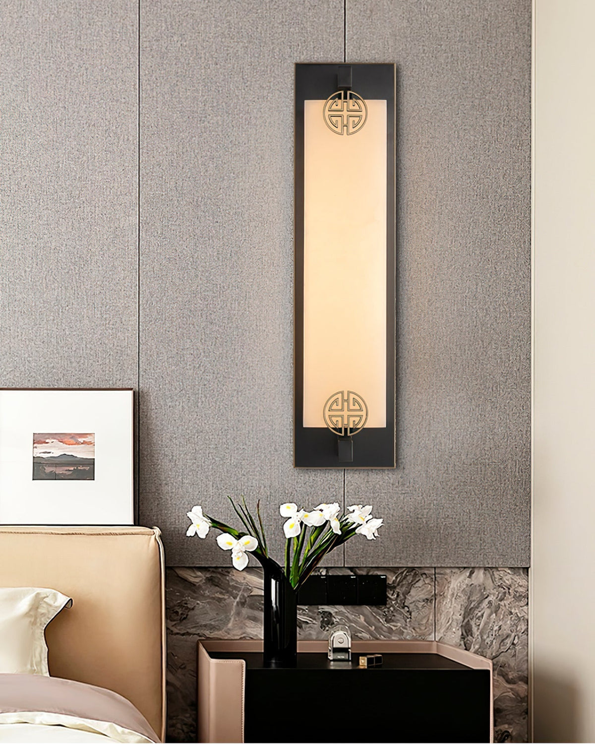 Kelen albasten wandlamp 4 Style