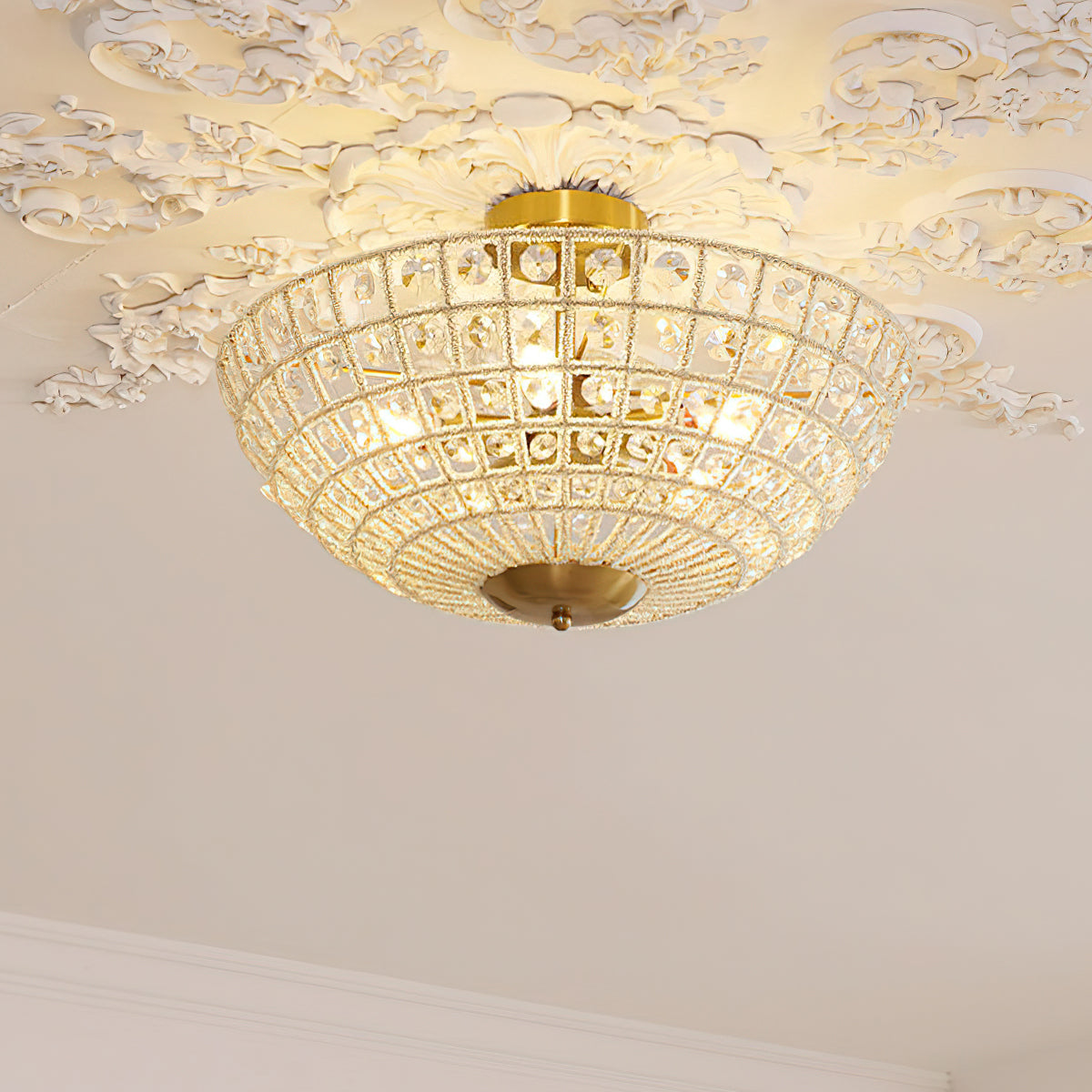 Luxelelle kristallen plafondlamp