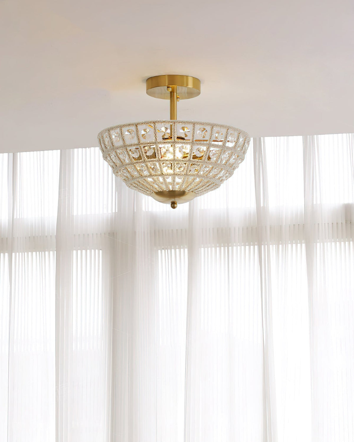 Luxelelle kristallen plafondlamp