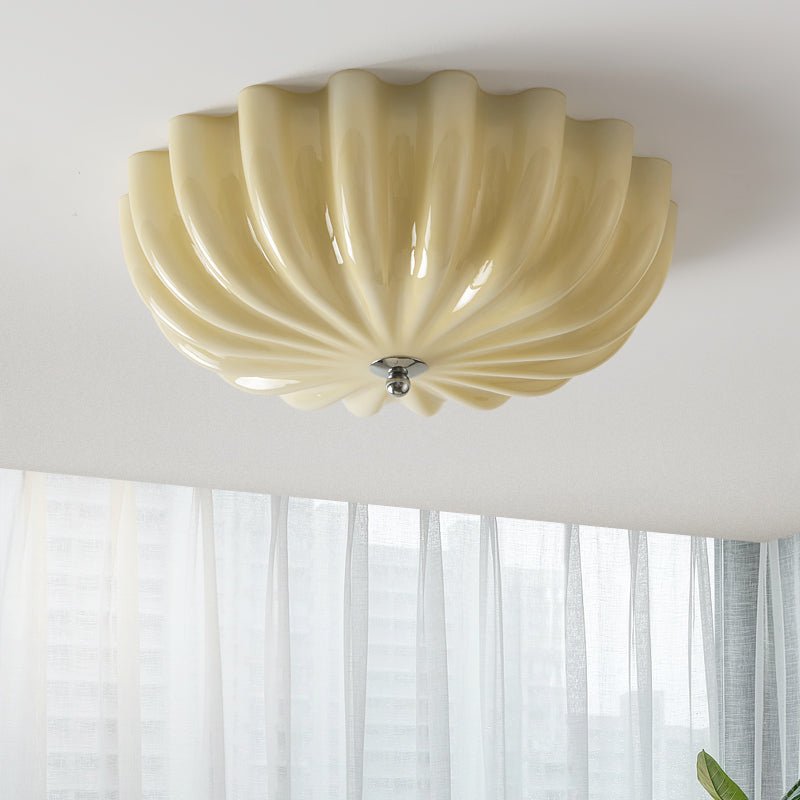 Zerinos Premium Noordse kunst Hout glas plafondlamp