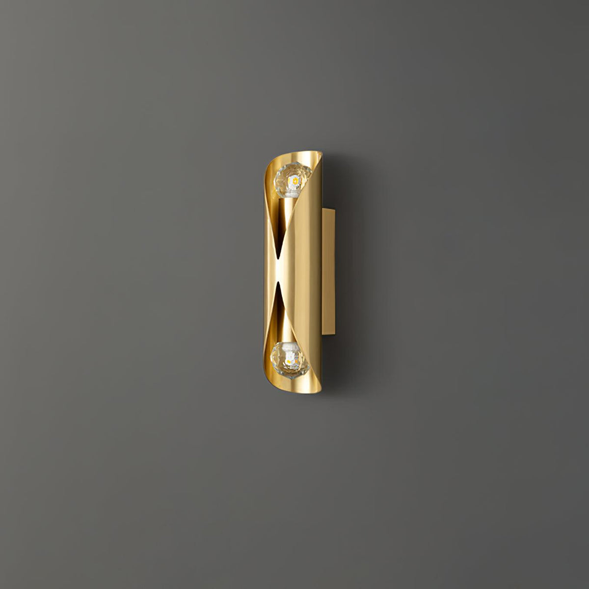 Veyric diamanten messing wandlamp