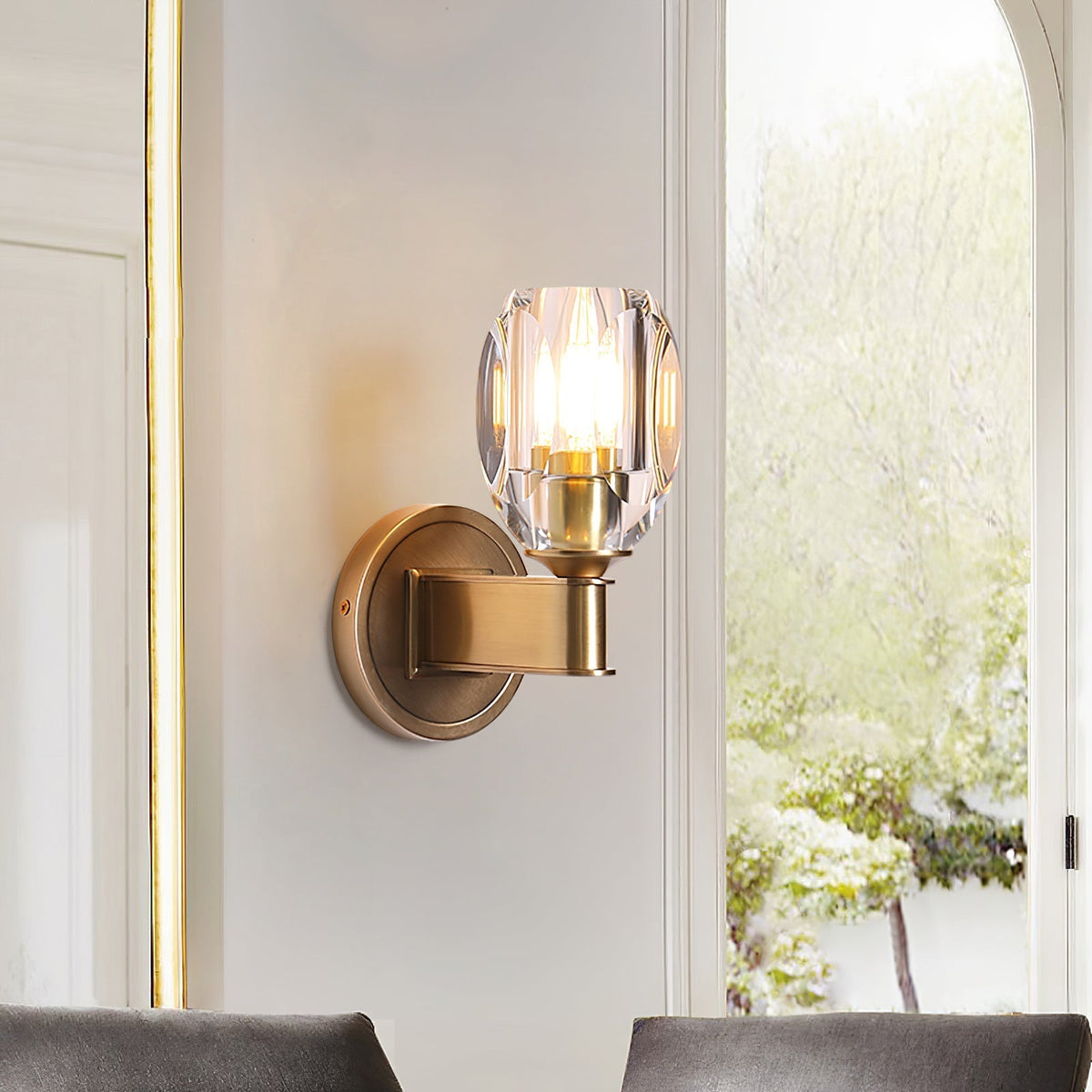 Tostor wandlamp Premium Noordse Kunst Diamant Kristallen wandlamp