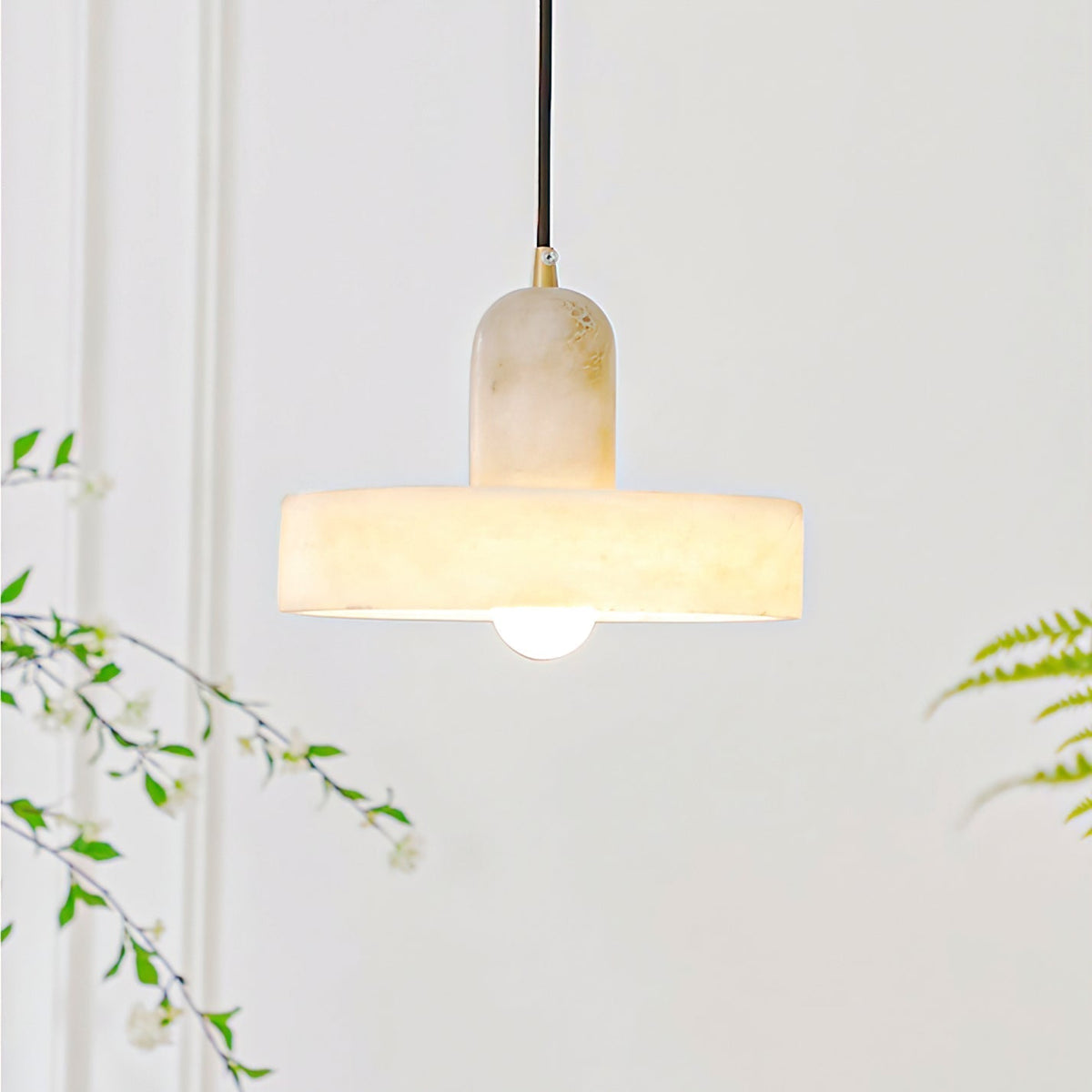 Avenorine Disc Orb albasten hanglamp