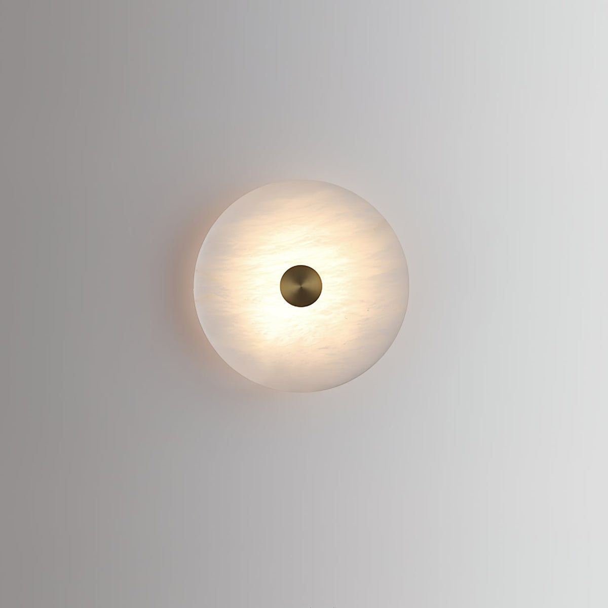 Selina Minimalistische plafondlamp van albast
