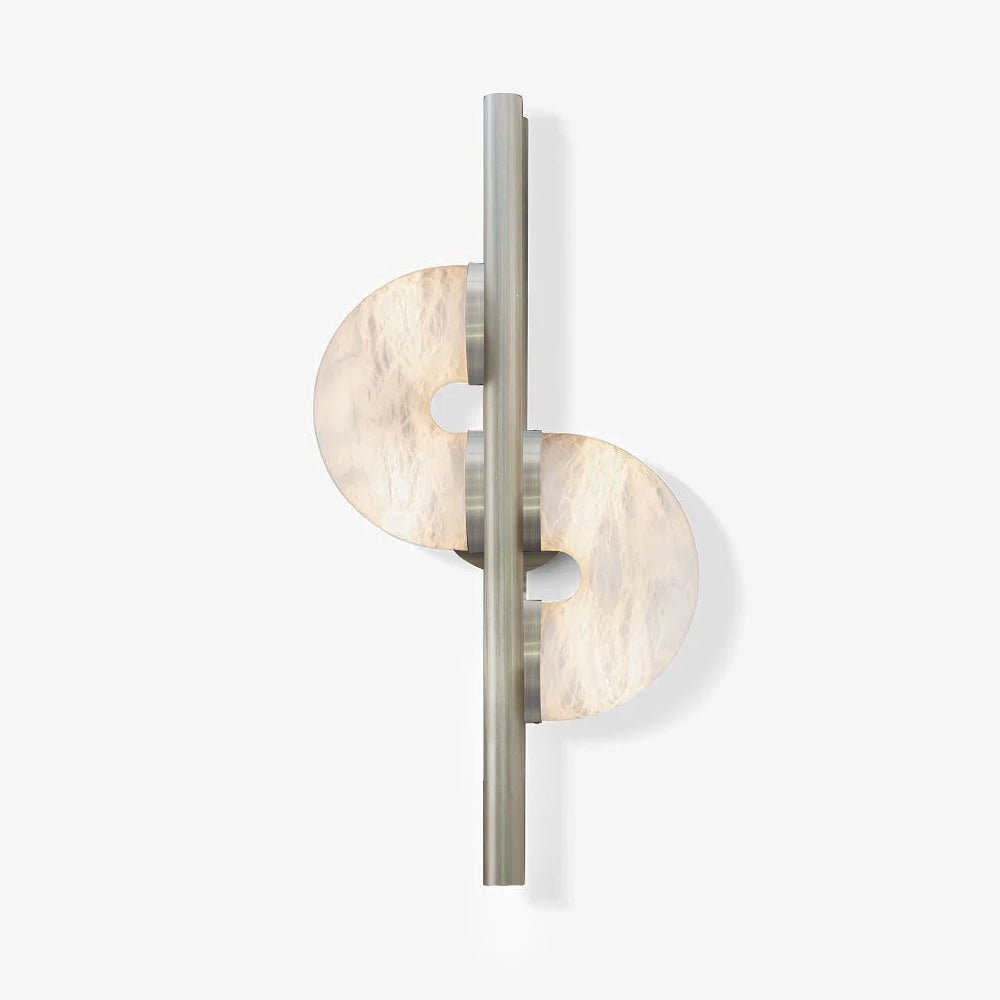 Ythar Dual Disc albasten wandlamp