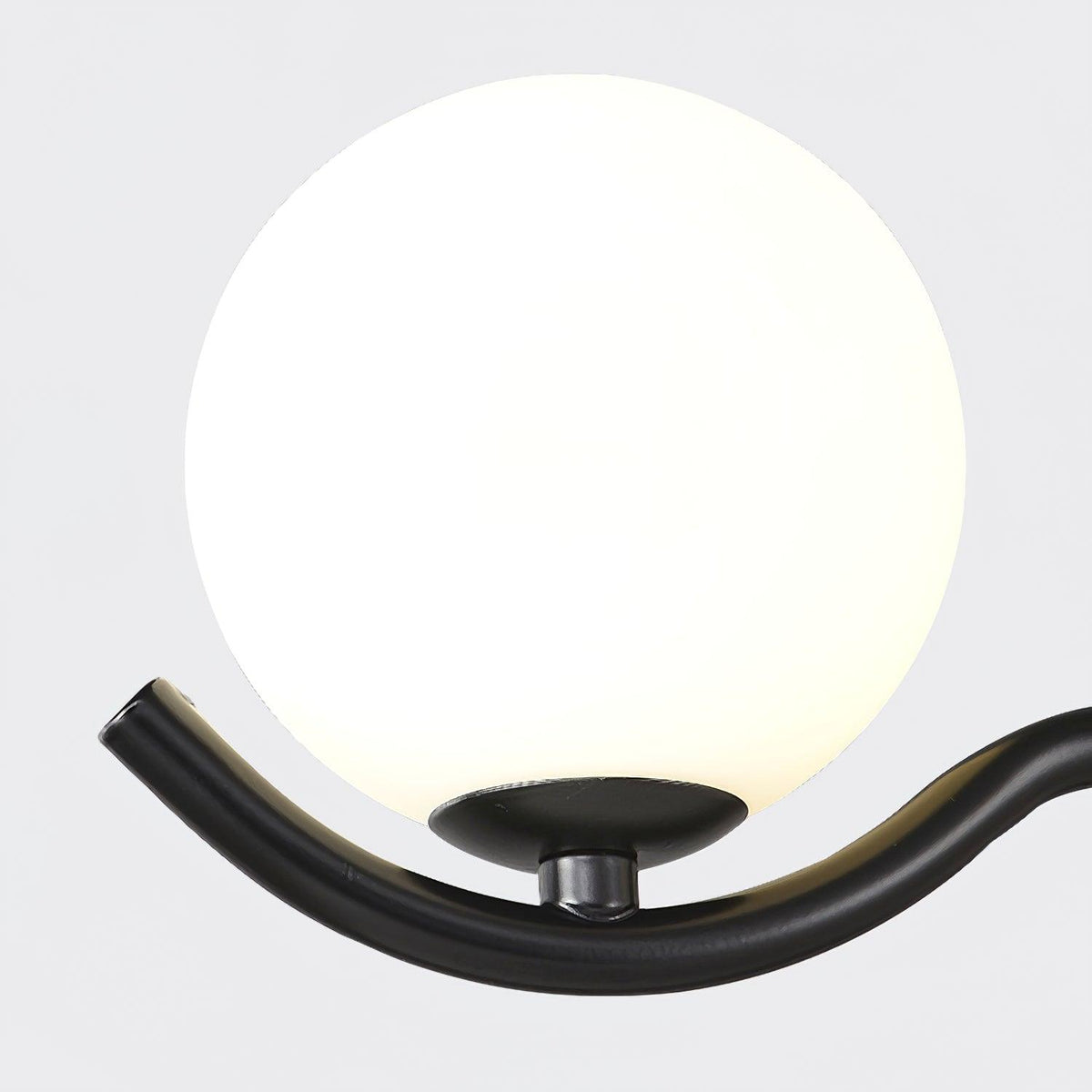 Kominex hanglamp met zwart glasframe
