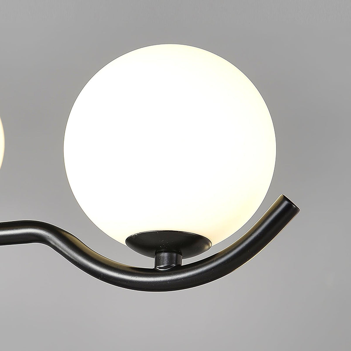 Kominex hanglamp met zwart glasframe